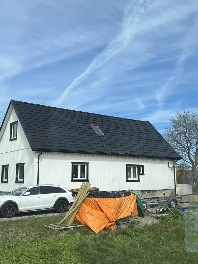 Takomläggning i Hörby