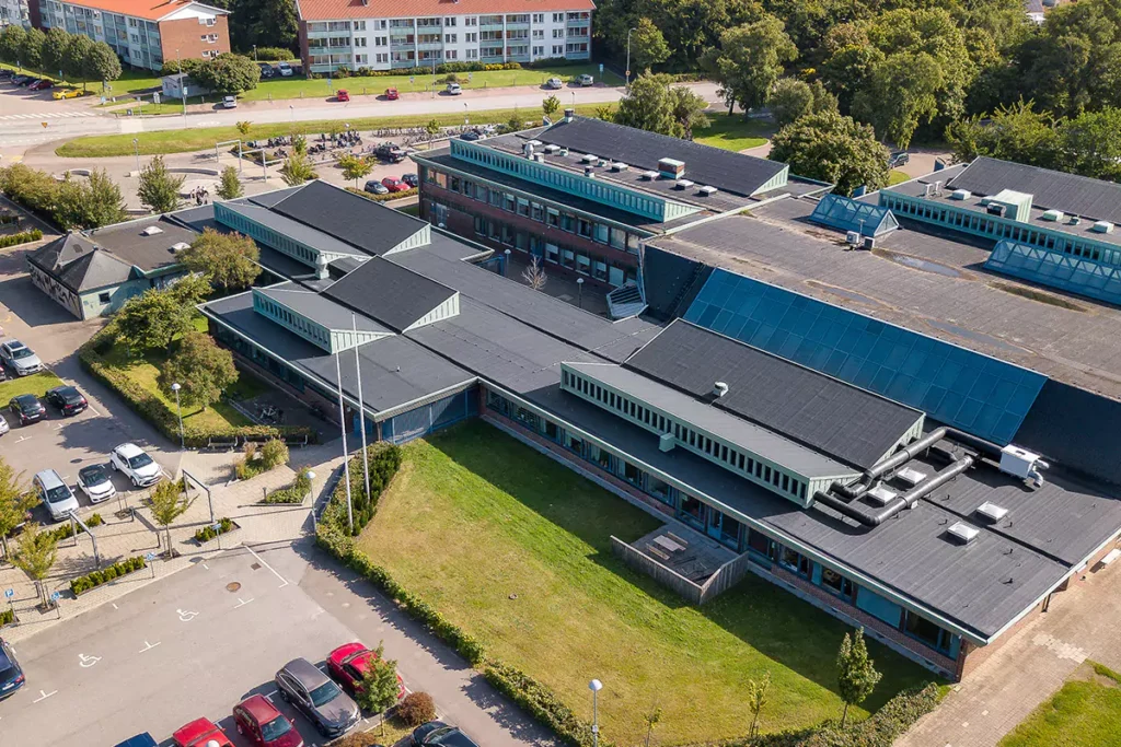 Höganäs, papptak 2400kvm